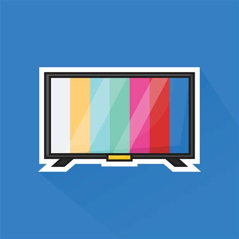 Illustration Vector of Gray Television in Flat Design 26831498 Vector ...