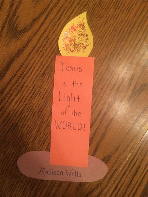 Jesus is the Light of the World / This Little Light of Mine Children's ...