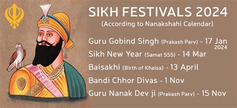 Sikh Calendar 2024: Sikh Festivals & Holidays 2024