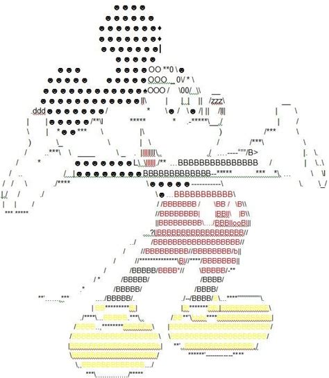 ASCII-Art | Ascii art, Emoji art, Funny text art