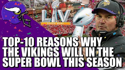 Top-10 Reasons Why The Vikings Will Win the Super Bowl this Season - YouTube