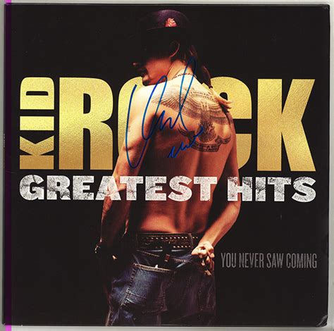 Kid Rock Signed Greatest Hits Album - Artist signed collectibles and gifts