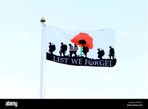 Lest We Forget, Remembrance, flag, banner, fallen heroes, military, We ...