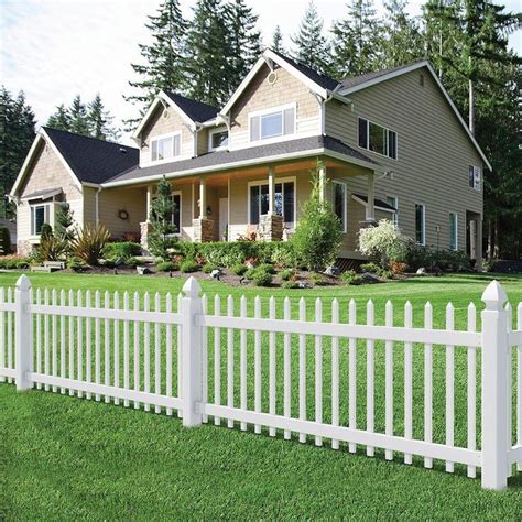 Veranda Chelsea 3 ft. H x 8 ft. W Spaced Picket Vinyl Fence Panel-128003 – The H… - Blog | Front ...