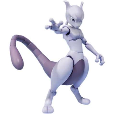 Pokemon 2013 D-Arts Mewtwo Poseable Action Figure With Bonus Mew