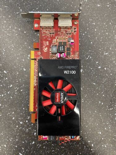 AMD FirePro W2100 2GB DDR3 Graphics Card Low Profile - 2x DisplayPort | eBay