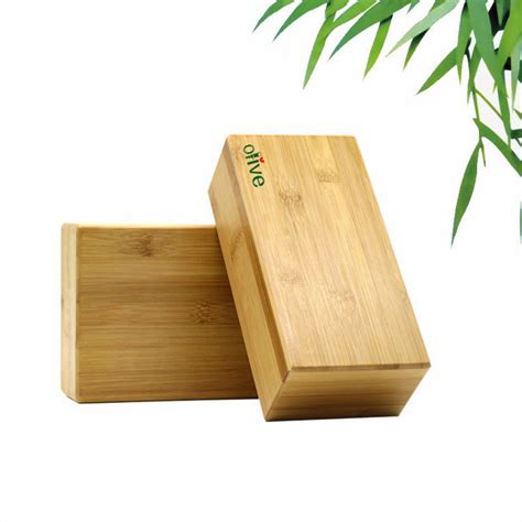 Natural Bamboo Yoga Block Non-Slip Handstand Blocks - China Yoga Blocks ...