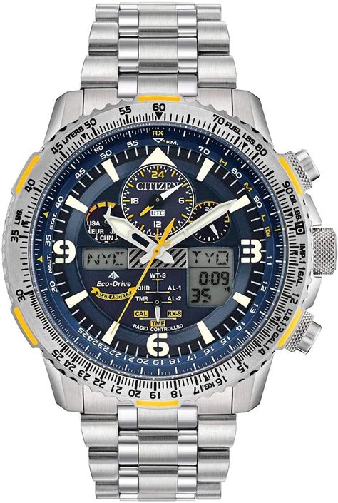 Citizen JY8108-52L Promaster Skyhawk A-T Blue Angels Titanium : Amazon.co.uk: Watches