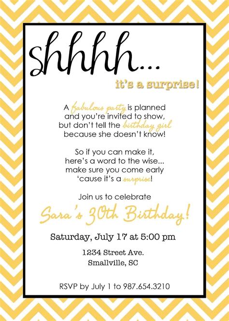 Free Printable Surprise 60Th Birthday Invitations - Free Printable