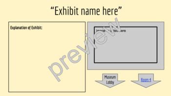 Virtual Museum Template (Google Slides) with links by DigitalDesignCorp