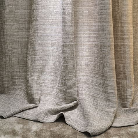 Curtain fabric - L’ENCHANTERESSE - MISSIA - plain / polyester / cotton