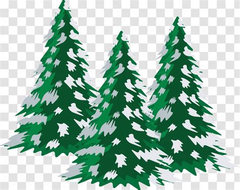 Snow Tree Pine Clip Art - Winter - Fir-tree Transparent PNG