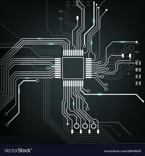 Royalty-Free Vector Images by Zonda (over 3,200) | Circuit board design, Technology wallpaper ...