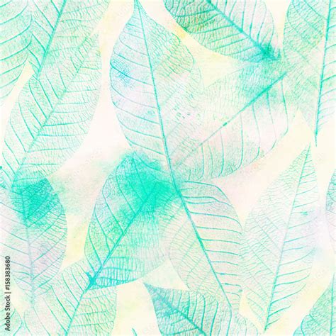 Artistic teal blue watercolor background texture, seamless abstr Stock Photo | Adobe Stock