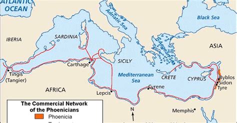 Phoenician Trade Network | Phoenicia, Ancient maps, Phoenician