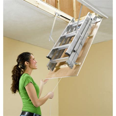 BAILEY Aluminium Folding Attic Ladder 170kg 2.34m - 3.12m