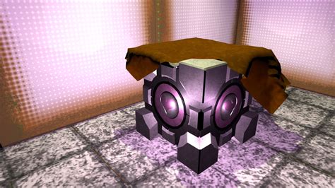 portal 2 companion Cube textured - Download Free 3D model by AmyOak ...