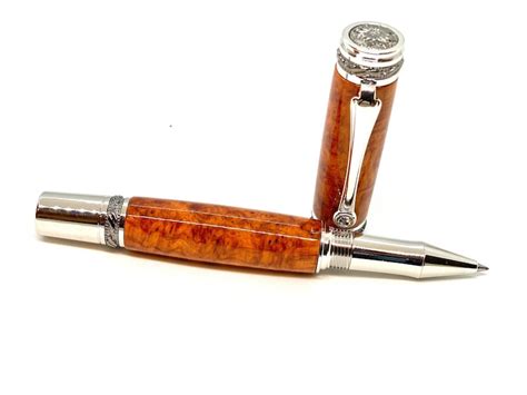 Exhibition Grade Amboyna Burl on a Full Size Majestic Pen Kit - Etsy