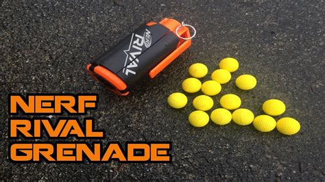 EXPLODING NERF RIVAL GRENADE MOD! | Walcom S7 - YouTube