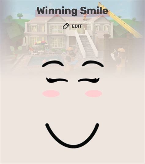 Roblox Winning Smile (Design it! Winner) | eBay