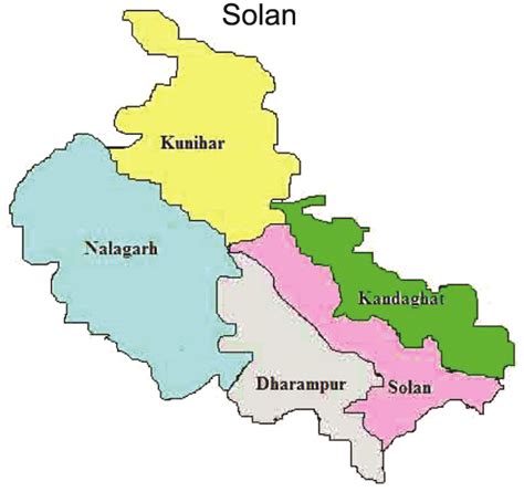 Map showing the study area of Solan district, Himachal Pradesh, India. | Download Scientific Diagram