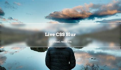 Live CSS Blur | Blur, Css, Html css