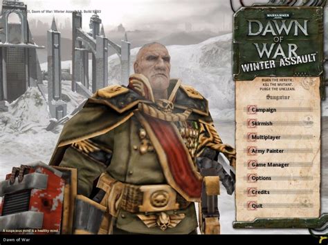 Dawn of War – Winter Assault gallery. Screenshots, covers, titles and ingame images