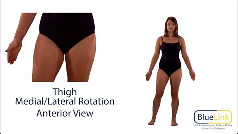 Thigh Medial Lateral Rotation - YouTube