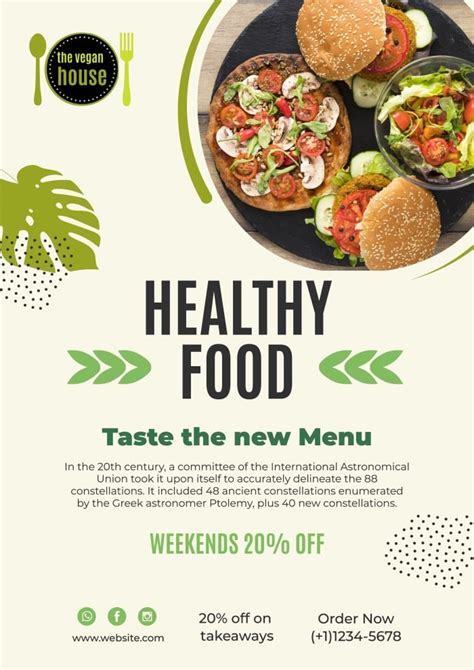 Food Poster Template - prntbl.concejomunicipaldechinu.gov.co