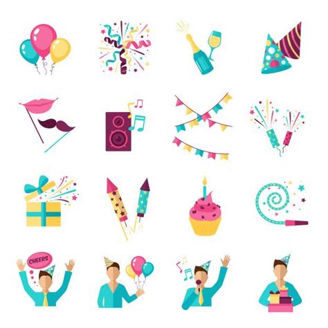 Download Party Icons Set for free | Party icon, Free icon set, Icon set