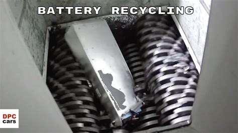 Electric Vehicle Battery Recycling Facility - YouTube