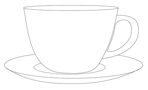 Cup And Saucer Clipart Free Stock Photo - Public Domain Pictures