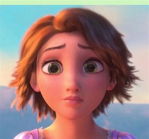 Tangled- she looks so cute with that hair cut! Rapunzel Short Hair ...