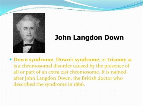 down syndrome-