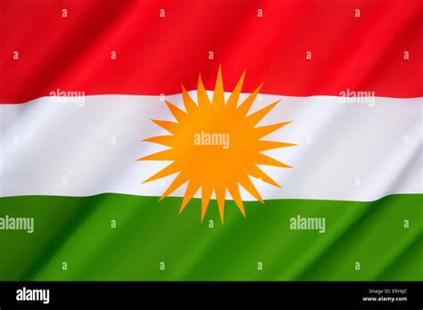 Flag of Kurdistan Stock Photo - Alamy