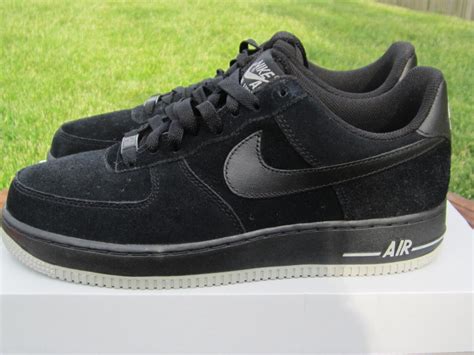 Nike Air Force Black Suede Gum Sole Sneakers ‘07 Womens Size LV8 ...