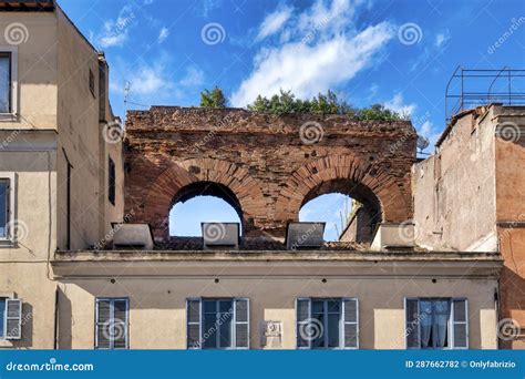 Aqua Claudia aqueduct stock photo. Image of claudian - 287662782