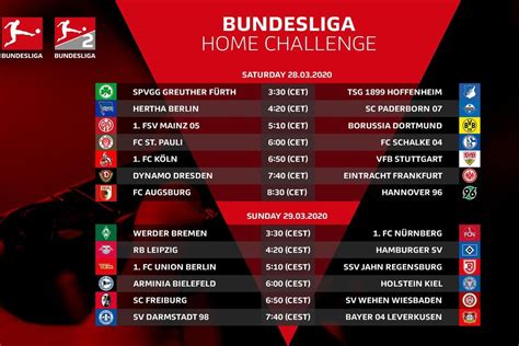 Bundesliga Table Bundesliga Fixtures - Bundesliga Match Day 27 Fixtures Kick Off Times Table Tv ...