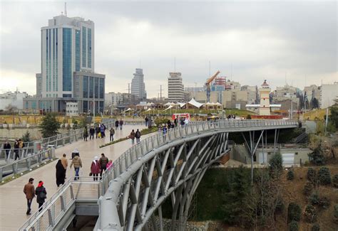 Tehran city skyline from modern bridge promenade - Iran | Flickr