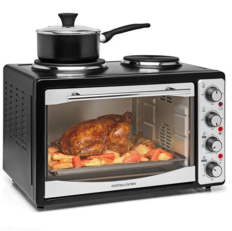 Buy Andrew James Mini Oven with Hob | Electric Mini Cooker with Double ...