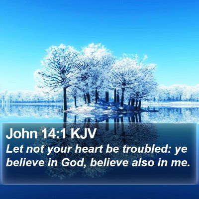 John 14 Scripture Images - John Chapter 14 KJV Bible Verse Pictures