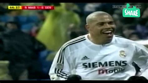 Ronaldo Nazario skills (fenómeno) -- real madrid - YouTube