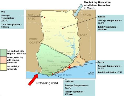 Ghana Economic Map