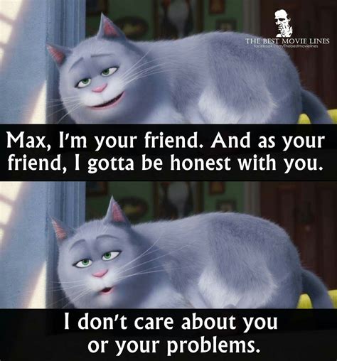 Pin by Amara Ch on Best Movie Lines | Best movie lines, Secret life of pets, Secret life