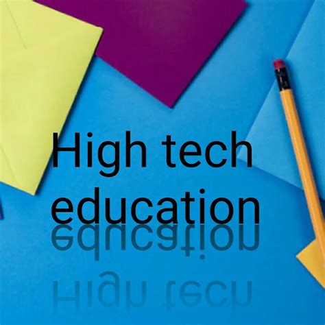 High Tech Education - YouTube