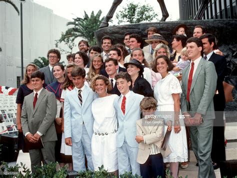 Wayne Family during Unveiling of Bronze Statue Commemorating John... | Wayne family, Wayne ...