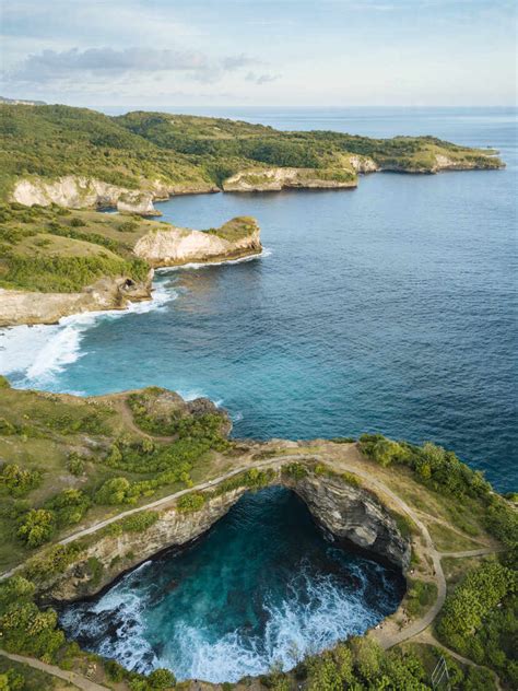 Broken Beach, Klungkung, Nusa Penida, Bali, Indonesia, Southeast Asia, Asia stock photo