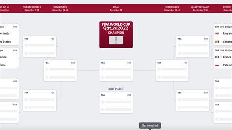 2022 World Cup Printable Bracket - 2023 Calendar Printable