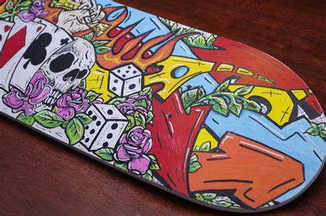 Posca pen art on skateboard http://www.alisonarts.com.au | Marker art, Markers drawing ideas ...