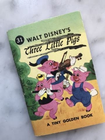 Three Little Pigs - Vintage Disney Mini Book | Earth Angels Studios